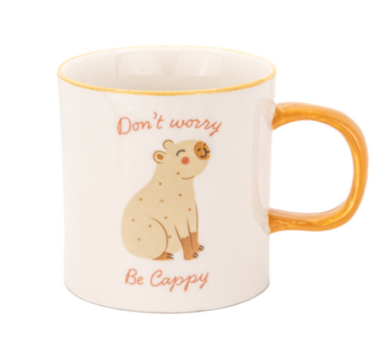 DON'T WORRY BE CAPPY MUG
