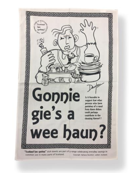 GONNIE GIES A WEE HAND TEA TOWEL