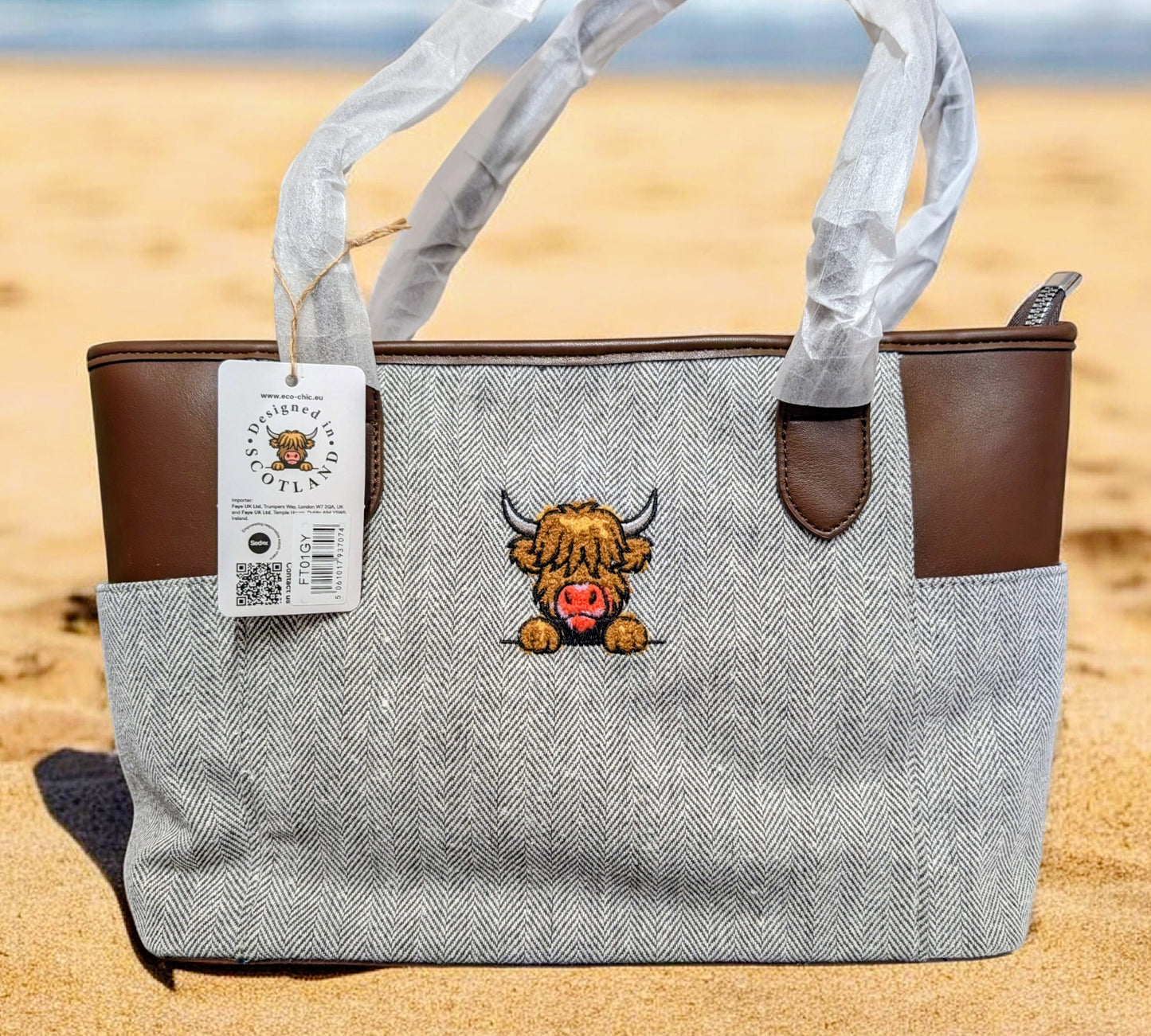 HEATHER - A TOUCH OF MOO SHOULDER BAG