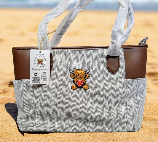 HEATHER - A TOUCH OF MOO SHOULDER BAG