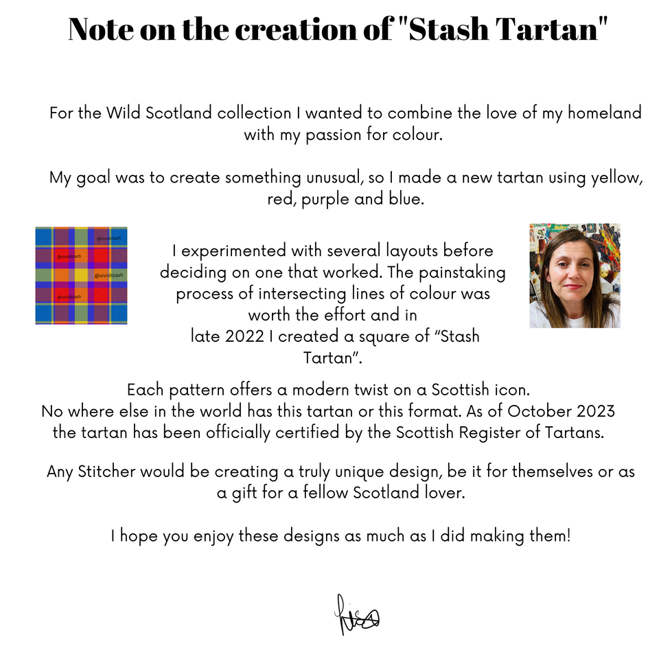 CROSS STITCH - ANDREW THE STAG ENCIRCLED