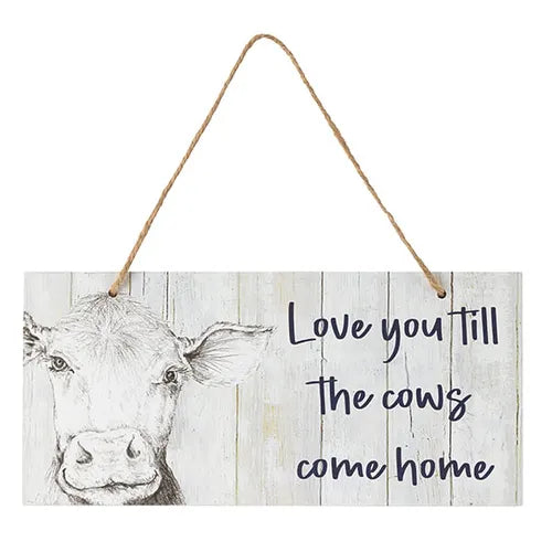 FIELDVIEW FARM COW WALL PLAQUE