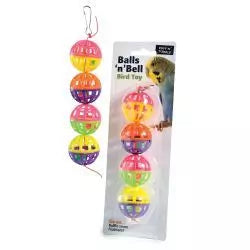 SHARPLES BALLS 'N' BELL BIRD TOY