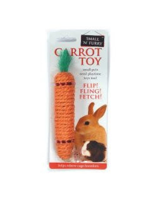 SHARPLES SISAL CARROT TOY