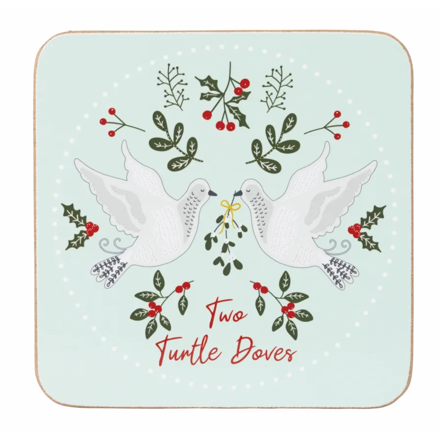 THE TWELVE DAYS OF CHRISTMAS 4PK COASTERS